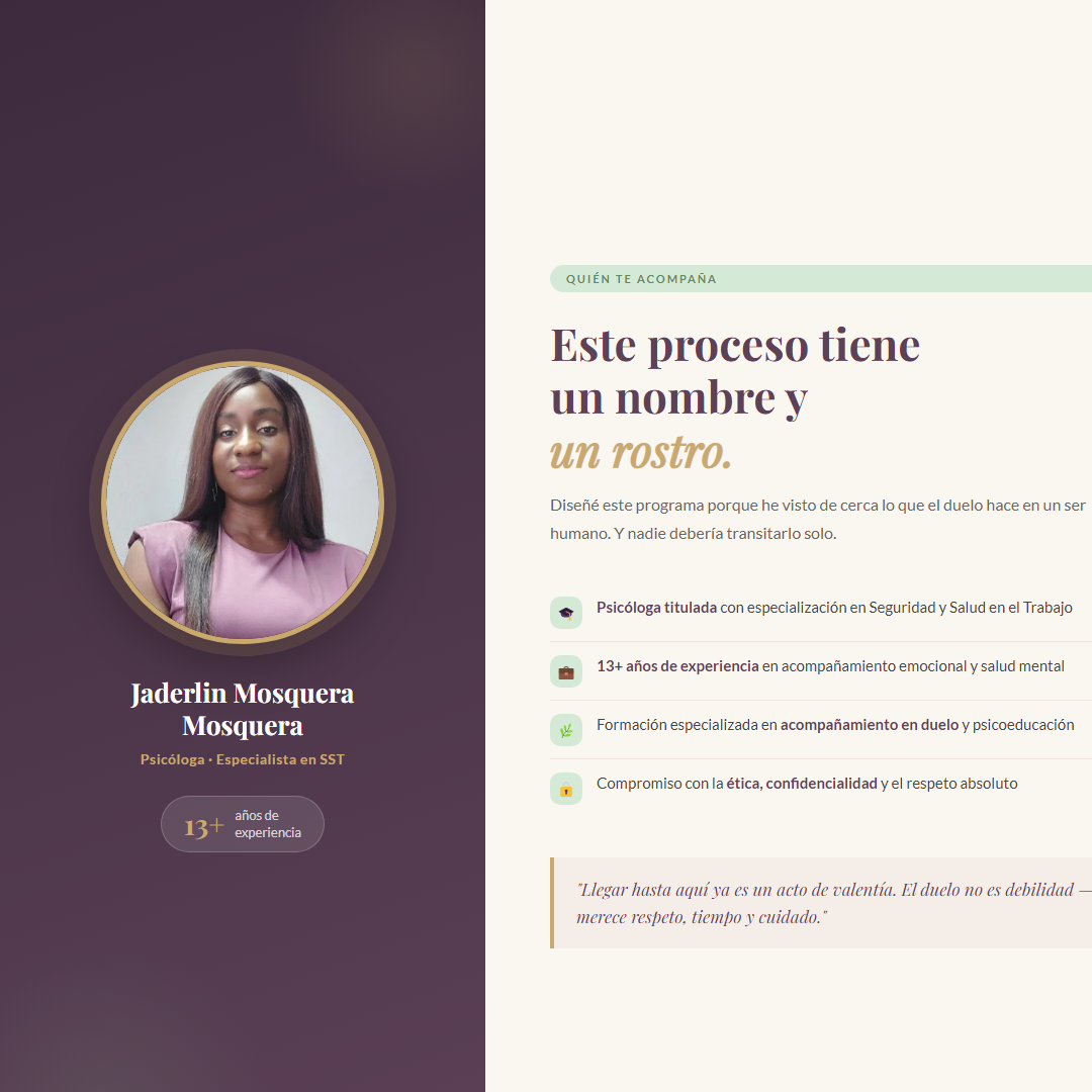 Acompañamiento Psicoeducativo en Duelo – 30 Días WhatsApp
